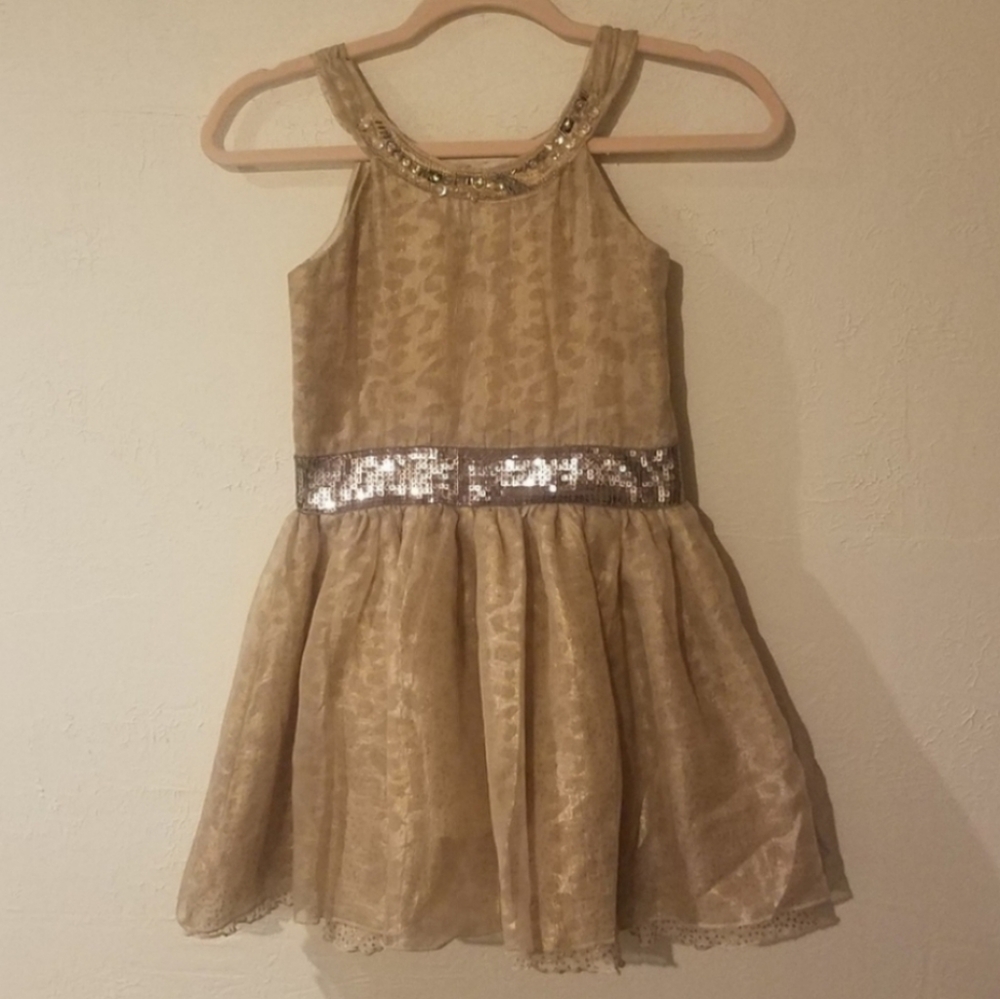 Elsa B dress. Animal print